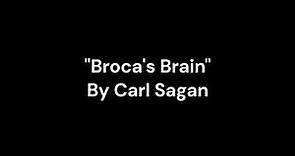 "Broca's Brain" By Carl Sagan