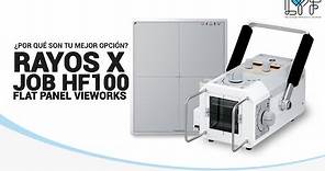 Conoce el Rayos X portátil JOB HF100 con un Flat panel vieworks