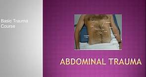 PPT - Abdominal Trauma PowerPoint Presentation, free download - ID:2016891