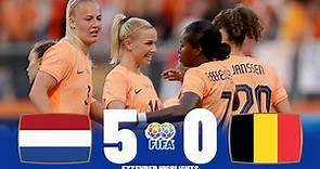 Netherlands vs Belgium | Highlights | Women's International Friendly 02-07-2023