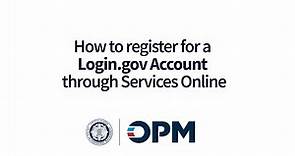Navigating Federal Retirement: How to Register for a Login.gov Account through Services Online