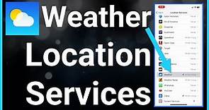 How To Turn On Location Services For Weather