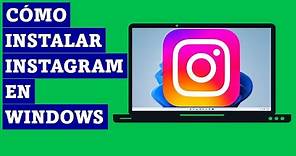 Como Descargar Instagram para PC (Windows) | 2024 | Ultima Version | El mejor metodo