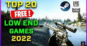 TOP 20 FREE Games for Low End PC/Laptop - 2022 | 2GB RAM | No Graphics Card Needed😱
