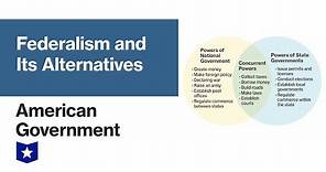 Federalism and Its Alternatives | American Government