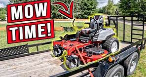 Let's MOW! The Ultimate Value Zero Turn Mower IN ACTION!