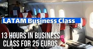 FLIGHT REPORT | LATAM BUSINESS CLASS REVIEW 787 | €25 FROM MADRID TO SANTIAGO