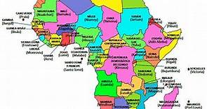 54 Países de áfrica y sus capitales | Lista | Mapa | Vídeo