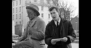 Moving Pádraic Ó Conaire to Eyre Square, Galway City, Ireland 1967