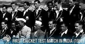 India v England: First Cricket Test Match In India (1951) | British Pathé