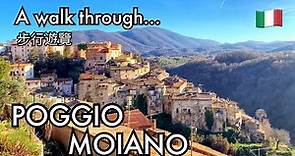 Poggio Moiano (Latium, Italy), walking tour with subtitles - 14/01/2023