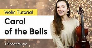 Carol of the Bells Violin Tutorial