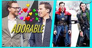 Tom Hiddleston y Benedict Cumberbatch siendo el dúo más ADORABLE 🛐