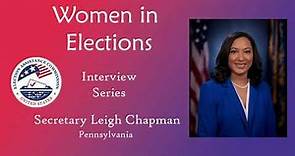 Women in Elections - Secretary Leigh Chapman