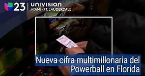 Lotería de Florida anuncia nueva multimillonaria cifra del Powerball