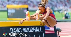 Tara Davis-Woodhall skies to first World Championship medal with long jump silver | NBC Sports