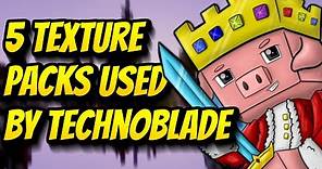 Top 5 Technoblade Texture Packs | Texture Pack Used By Technoblade | Minecraft Hypixel Skywars (1.8)