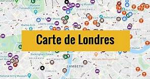 Carte de Londres (Angleterre) : Plan détaillé gratuit et en français à télécharger