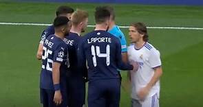 ¡Se armó el pleito en Real Madrid vs. Manchester City! Laporte al césped tras manotazo de Modric | VIDEO | RPP Noticias