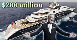 Steven Spielberg's super luxury yacht "Seven Seas" $200 Million
