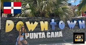 Downtown Punta Cana Dominican Republic walking tour 4K UHD