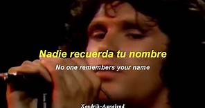 The Doors - People Are Strange ; Español - Inglés (Video)