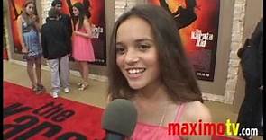 Madison Pettis Interview at "The Karate Kid" Los Angeles Premiere