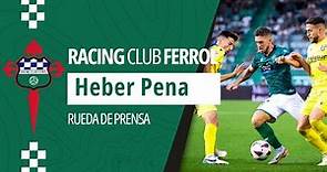 HEBER PENA, jugador del Racing Club Ferrol