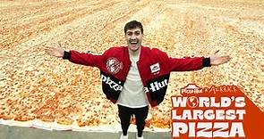 Watch: Pizza Hut And YouTuber Break Guinness World Record For Largest Pie
