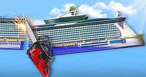 CUTTING A SHIP IN HALF! - Floating Sandbox Gameplay - Sinking Ship Game
