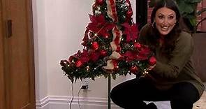 Barbara King 5' Pre-Lit Holiday Floral Pop Up Tree on QVC