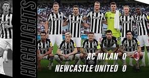 AC Milan 0 Newcastle United 0 | UEFA Champions League Highlights