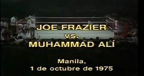 Muhammad Ali vs Joe Frazier III (en español)