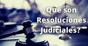 🧑🏼‍⚖️ Resoluciones Judiciales 🧑🏼‍⚖️