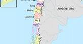 Regiones de Chile (listado y mapa) — Saber es práctico