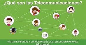 ¿Qué son las telecomunicaciones?