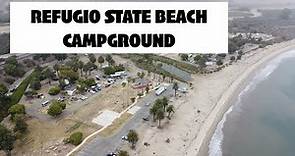 Refugio State Beach Campground Aerial