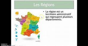 départements et régions