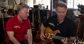 Frank Stallone demonstrates the TIGER electric guitar