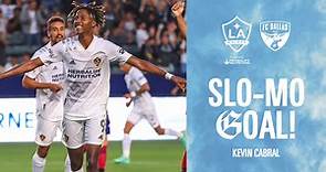 Kevin Cabral scores his FIRST goal for the LA Galaxy