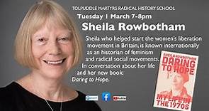 In conversation with Sheila Rowbotham