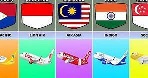 List of low-cost Airlines From Different Countries