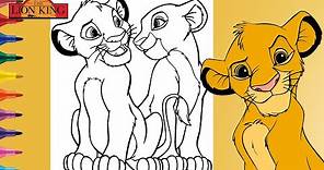Disney Lion King Coloring Page Nala Simba Disney Coloring Page Young Simba