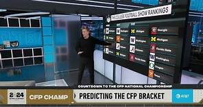 PREDICTING THE CFP BRACKET 👀 | The College Football Show