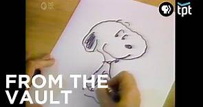 Charles Schulz Draws the Peanuts and Talks About Creativity