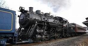 CNJ 113 R&N 425 Santa Claus Steam Train Doubleheader