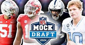 The OFFICIAL 2024 NFL First Round Mock Draft! (Training Camp Edition 2.0!) || TPS