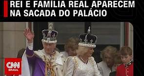 Rei Charles III e família real aparecem na sacada do Palácio de Buckingham | CNN NA COROAÇÃO