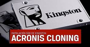 Como clonar el disco duro en un SSD Kingston para Desktop y Notebook con Acronis True Image