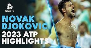 NOVAK DJOKOVIC: Record Breaking Season: 2023 ATP Highlight Reel